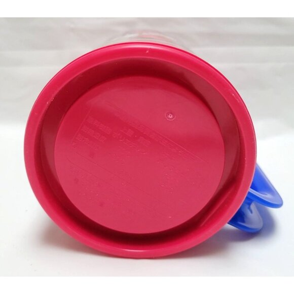 VTG 1999 Tokyo Disneyland Christmas Fantasy Mickey Minnie Mug Lid Blue Handle - Picture 8 of 8